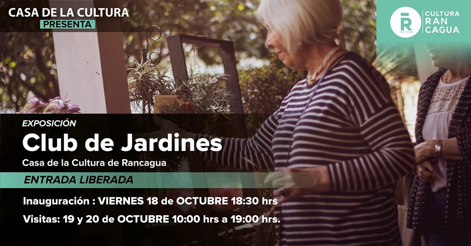 Visítanos en Exposición de Club de Jardines de Rancagua